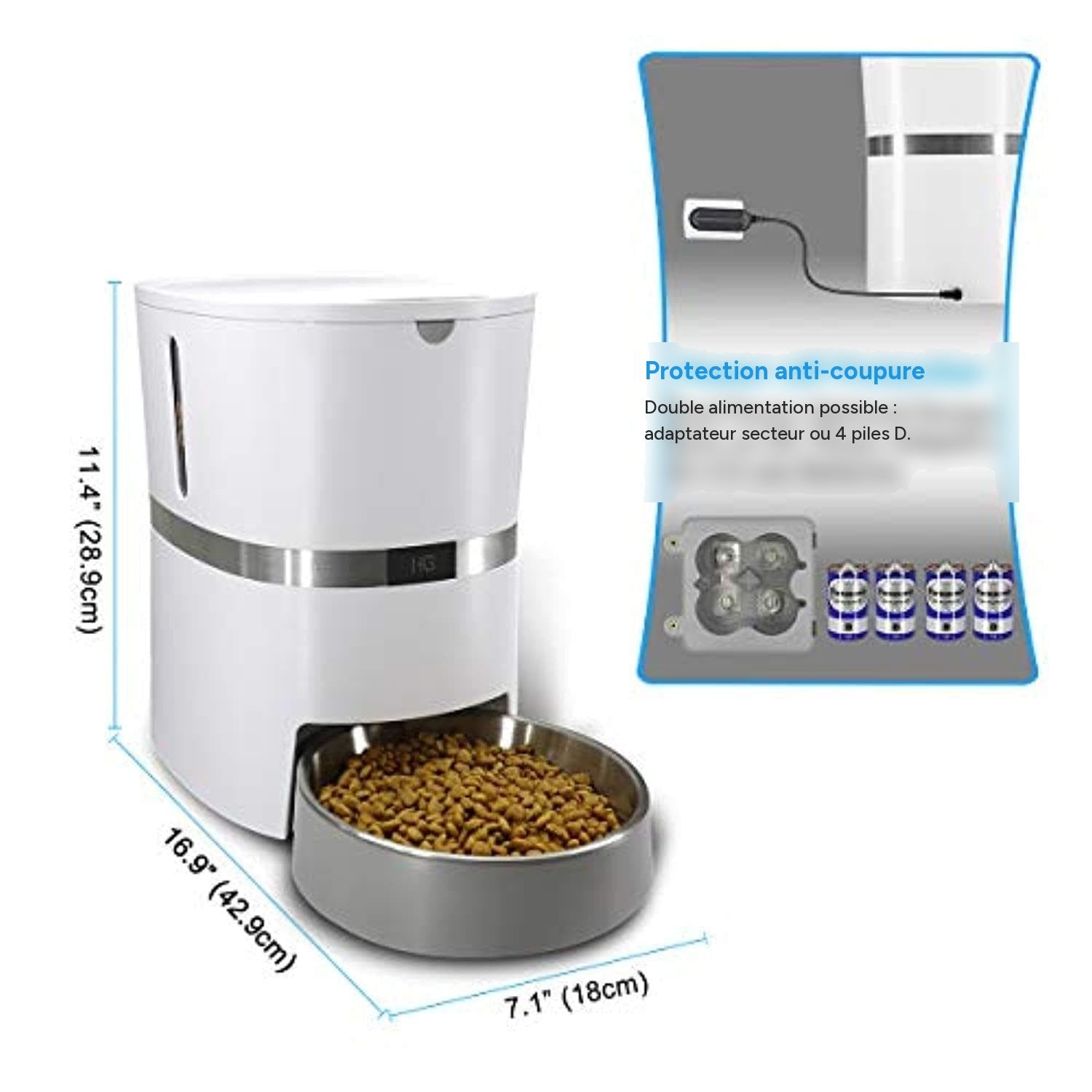Distributeur automatique pour animaux domestiques chien chat