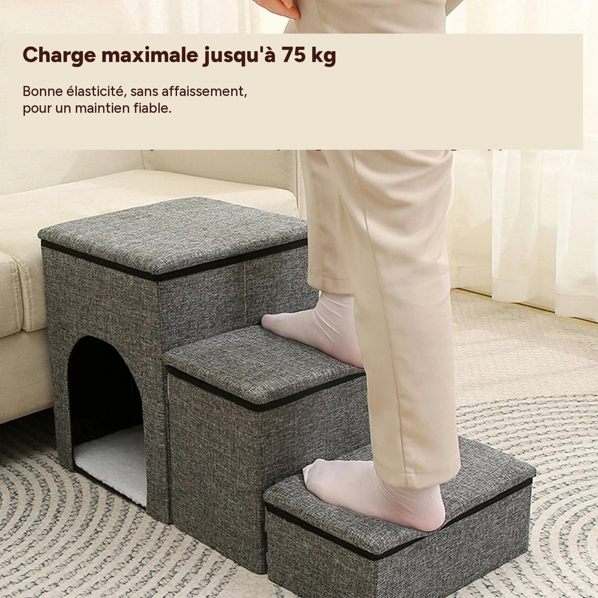 Marches pliables 3-en-1 pour chiens – vue 6