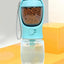 Bouteille d'eau portable 2-en-1 pour chiens et chats en balade