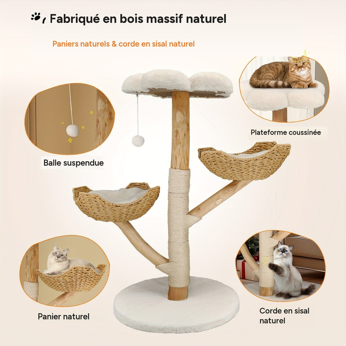Arbre a chat 110 cm - infographie 2