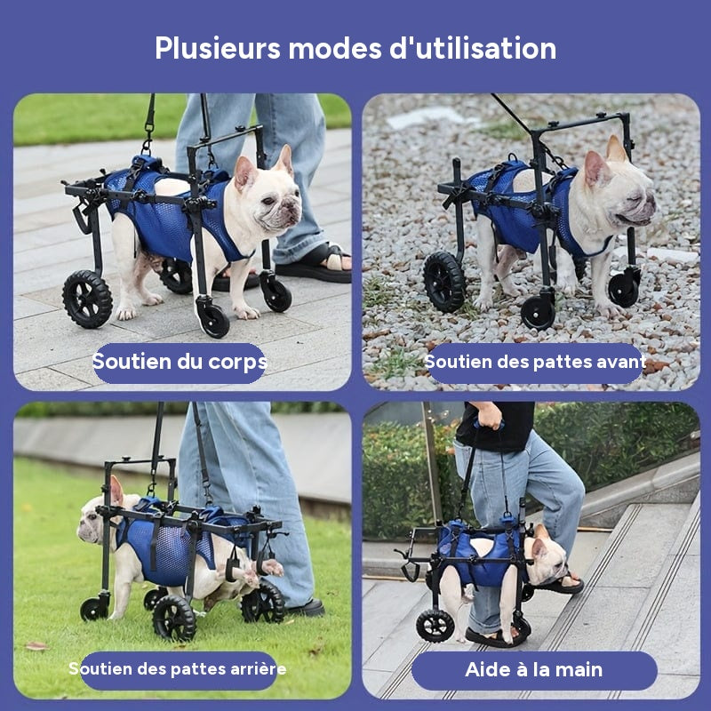 Fauteuil roulant pour chien – Mobilité, rééducation & confort optimal – One PETS-TOP – vue 6