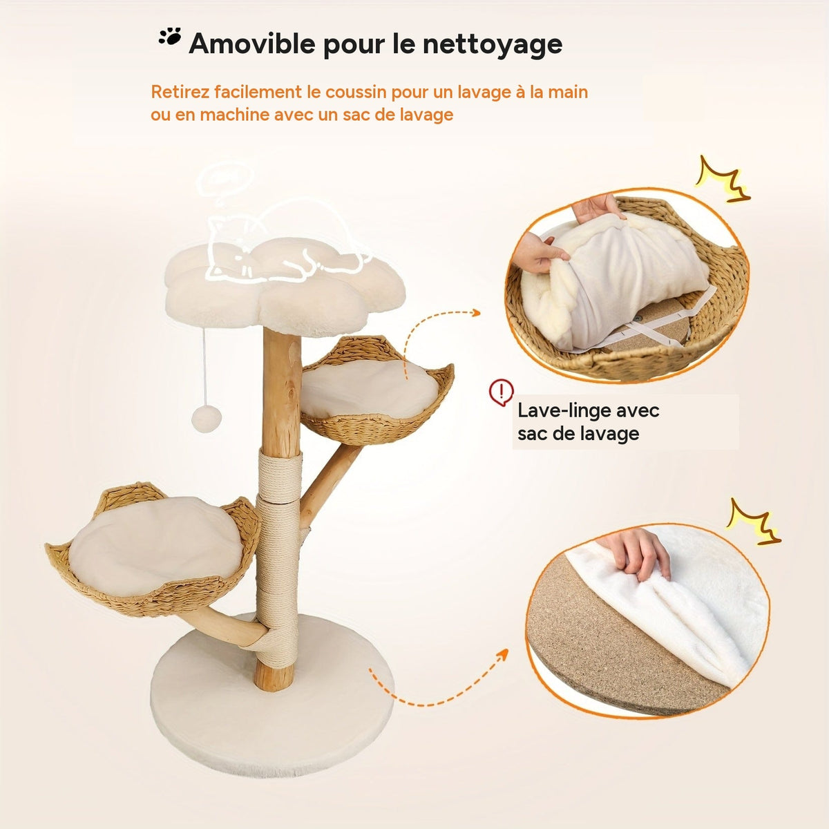 Arbre a chat 110 cm - infographie 3