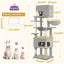 Arbre a chat XXL 7 poteaux - infographie 6