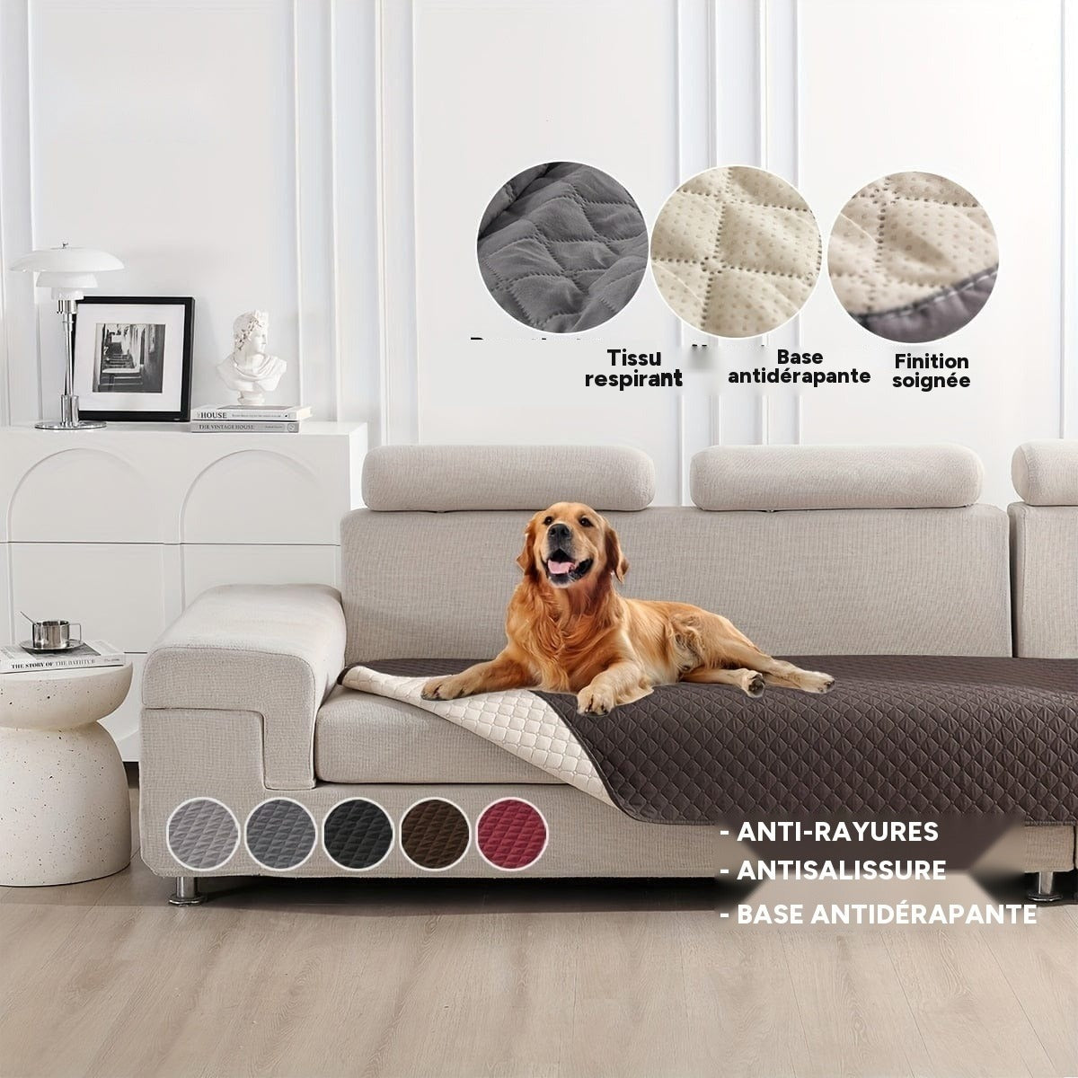 Couverture chien anti rayures