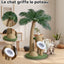 Arbre à chat palmier 82 cm - infographie