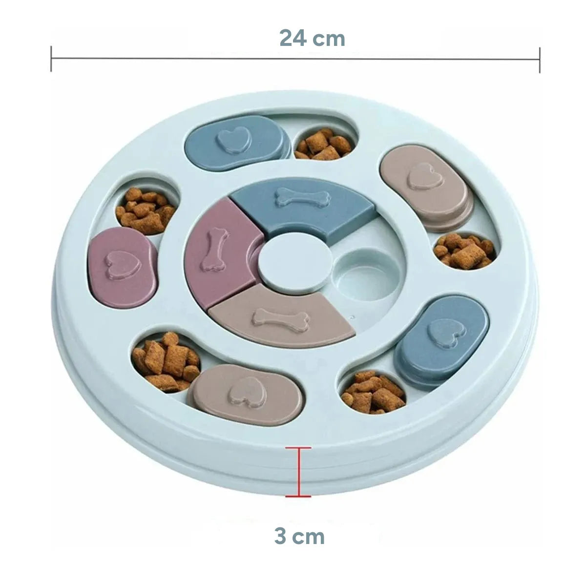 Bol cachette de nourriture pour chien – Jouet éducatif & interactif - One PETS-TOP – vue 7