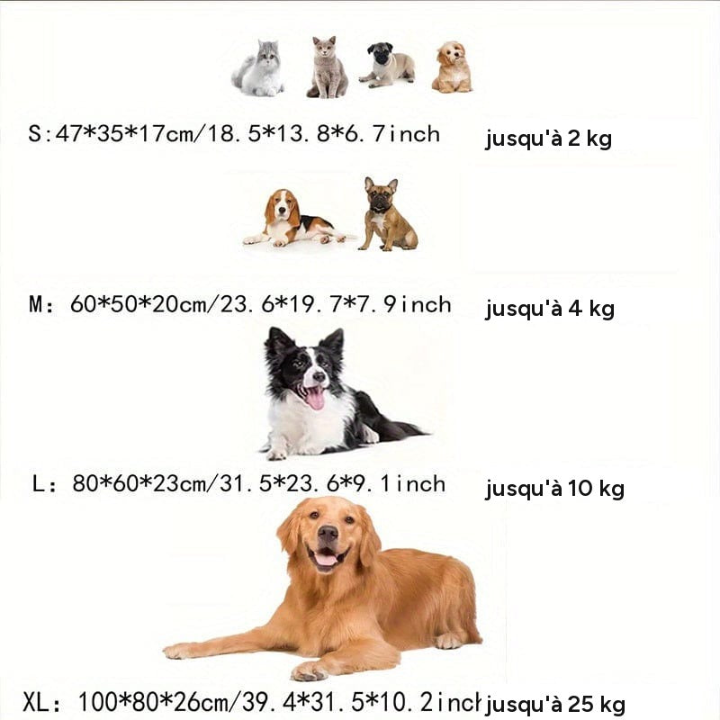 Lit ovale pour chien/chat, coussin orthopédique toutes saisons – vue 5