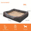 Lit orthopédique XXL pour chien sofa moelleux avec housse lavable