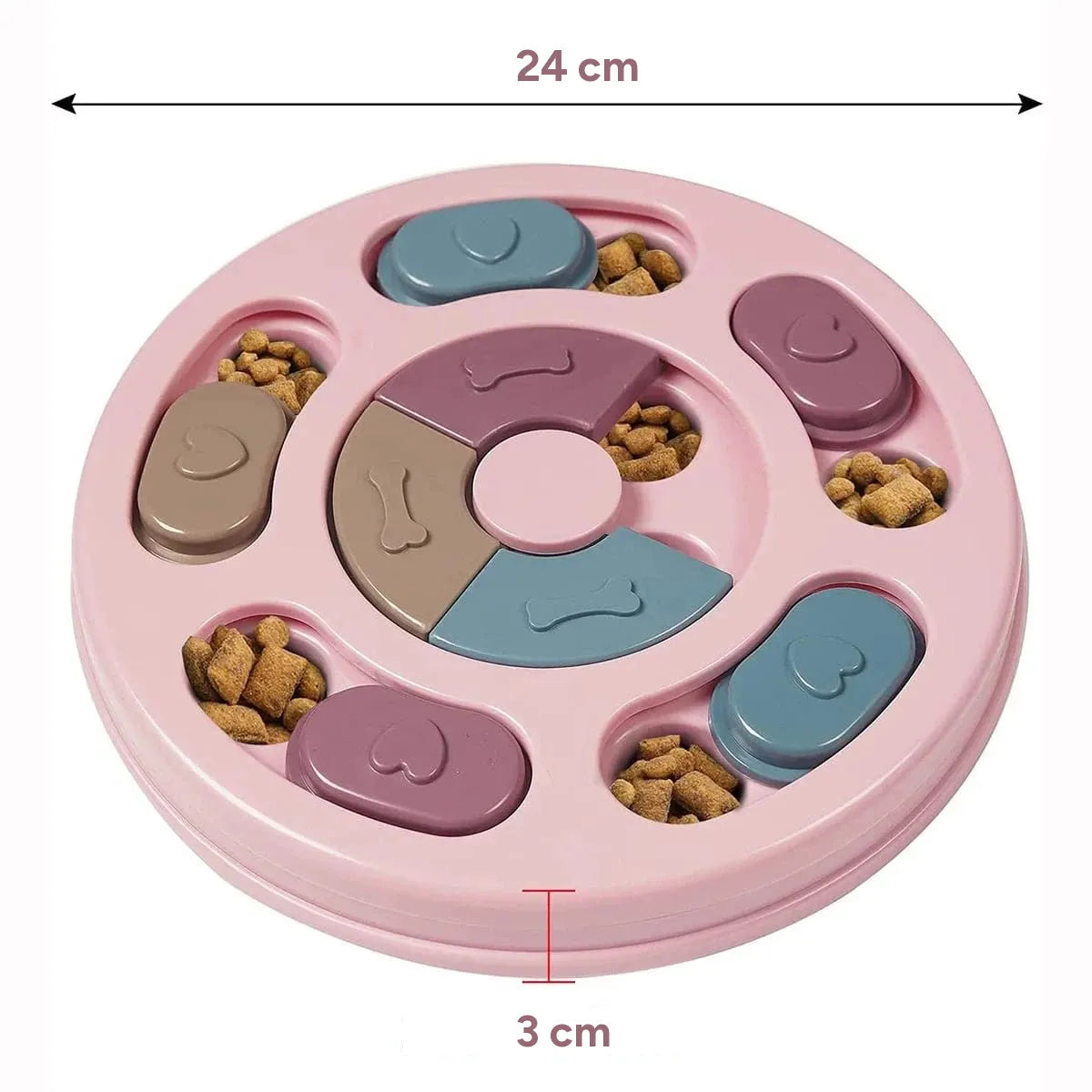 Bol cachette de nourriture pour chien – Jouet éducatif & interactif - One PETS-TOP – vue 8