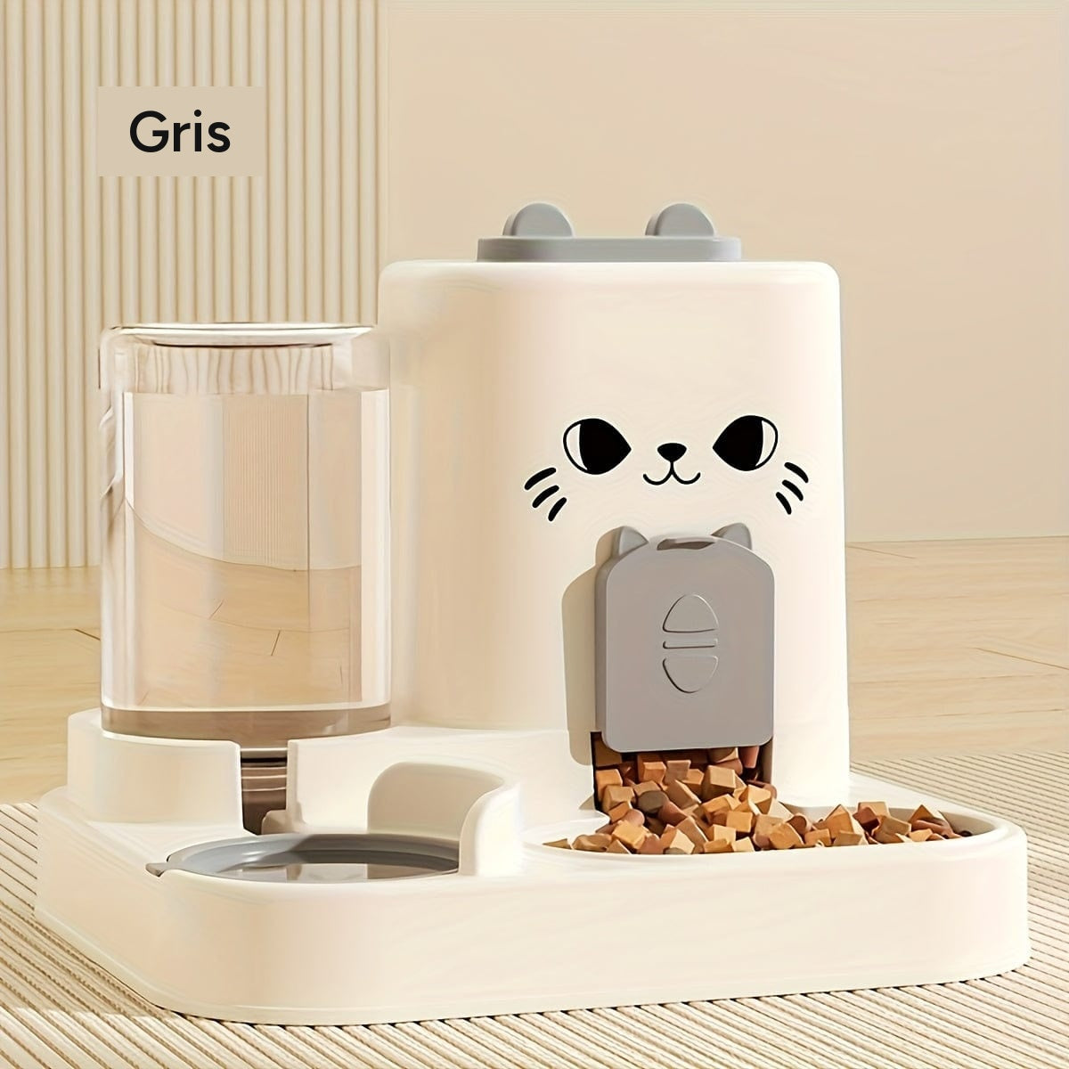 Distributeur automatique 2 en 1 chat eau nourriture – vue 2