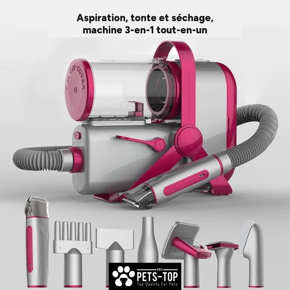 Kit de toilettage 10-en-1 chien et chat – en situation