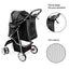 Poussette pour chien et chat 4 roues