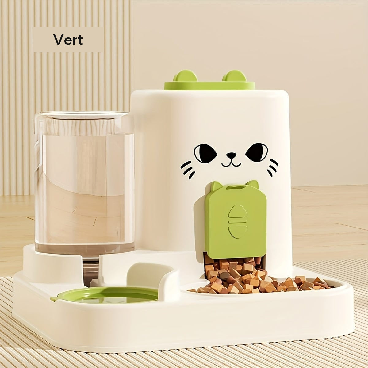 Distributeur automatique 2 en 1 chat eau nourriture – vue 3
