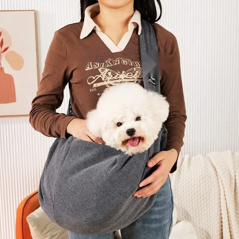 Sac à bandoulière pour chien et chat, transport confortable et portable – vue 9