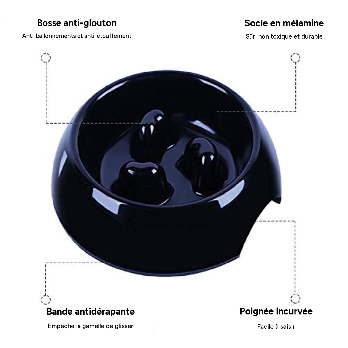 Digestidélice - la gamelle anti-glouton pour petits chiens et chats