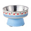 Bol surélevé en inox pour animaux - design coloré ergonomique anti-fatigue – vue 9