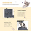 Arbre a chat XXL 193 cm 3 niches - infographie 4