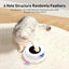 Jouet automatique 2 - en - 1 – Balle interactive & plume pour chat - One PETS - TOP