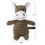 Jouet en peluche velours côtelé pour chien – Résistant & grinçant - One PETS - TOP