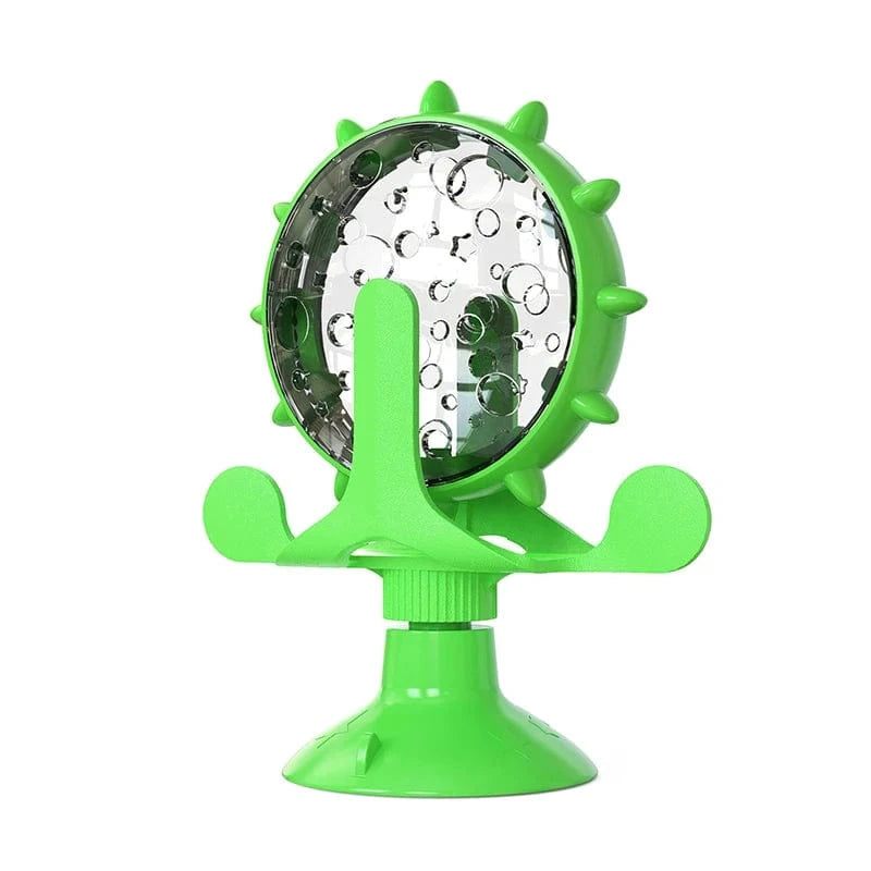 Jouet interactif distributeur de croquettes – Chat, chiot & petit chien Vert One PETS-TOP