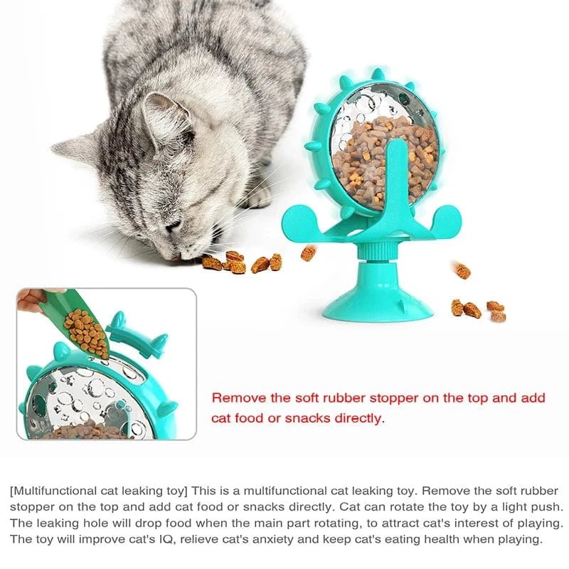 Jouet interactif pour chat & petit chien – Distributeur rotatif ludique - One PETS - TOP