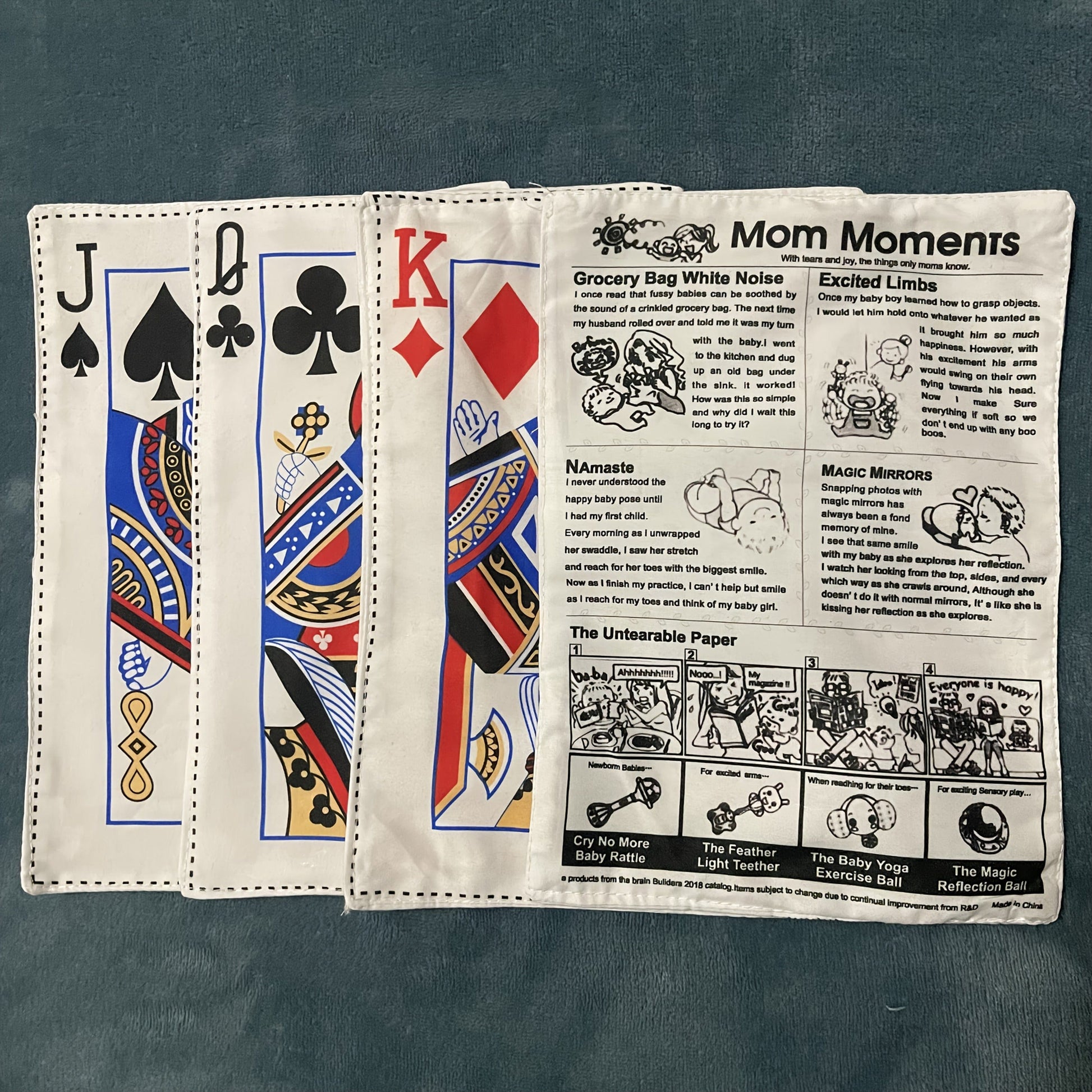 Jouet interactif pour chien – Imitation journal & cartes de poker 4 Cartes de poker Sonores One PETS-TOP