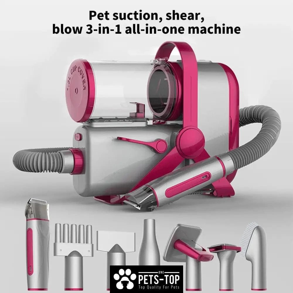 Kit de toilettage 10 - en - 1 chien & chat – Tondeuse, aspirateur & séchage - One PETS - TOP