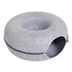 Lit Donut 2-en-1 pour chat & petit chien – Tunnel interactif cosy - One PETS-TOP