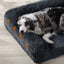 Lit orthopédique XL pour chien – Canapé douillet, housse lavable Gris Foncé One PETS-TOP