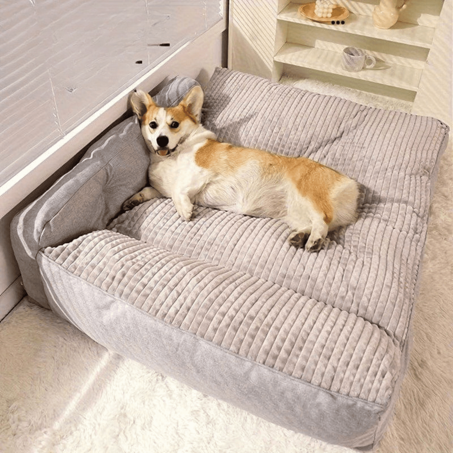 Lit orthopédique XL pour chien – Sofa luxe, housse lavable & confort ultime - One PETS - TOP