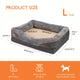Lit orthopédique XXL pour chien – Sofa moelleux avec housse lavable - One PETS - TOP