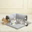 Lit pour chat avec tunnel – Couchage confortable & aire de jeu intégrée - One PETS - TOP