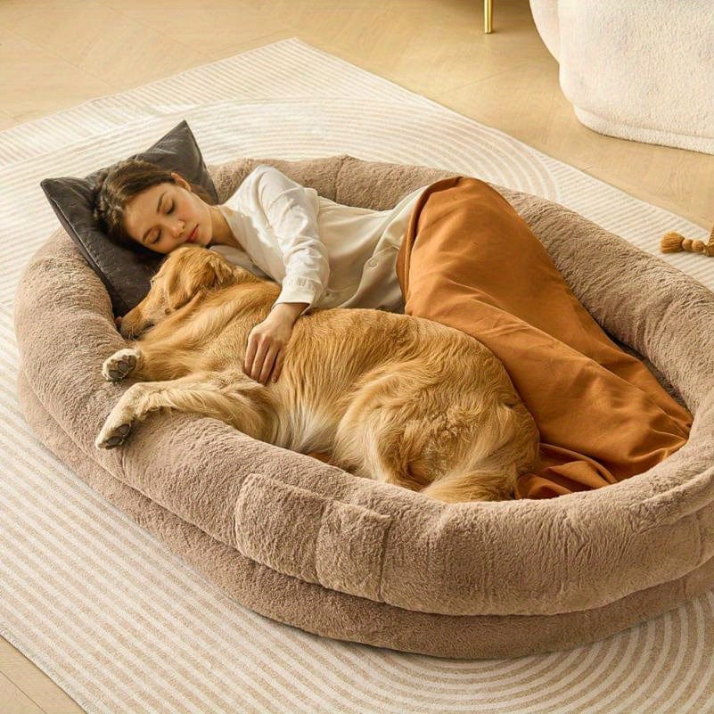 Lit pour chien XXL – 183x122 cm, ultra - confort & housse lavable - One PETS - TOP