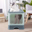 Litière XXL pliable pour chat – Tiroir amovible & design anti - éclaboussures - One PETS - TOP