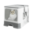 Litière XXL pliable pour chat – Tiroir amovible & design anti-éclaboussures One PETS-TOP