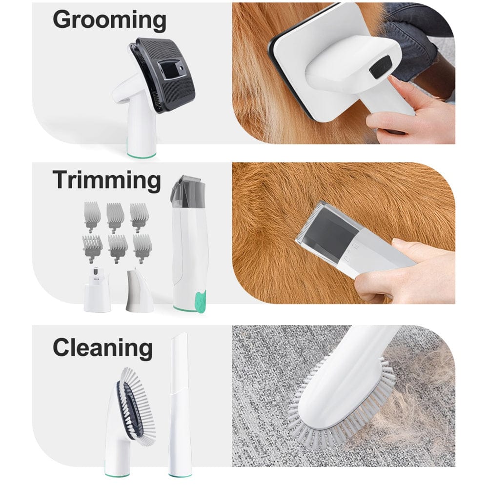 Machine de toilettage 7 - en - 1 chien & chat – Aspirateur, tondeuse & soins - One PETS - TOP