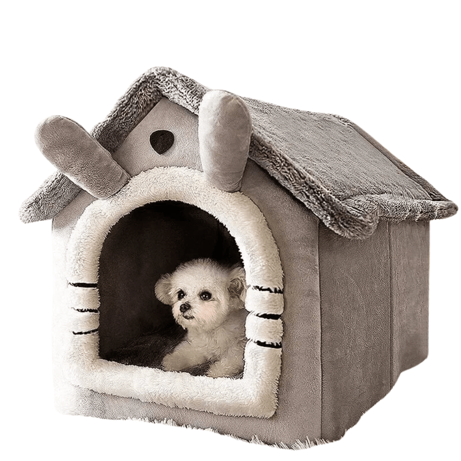 Maison pliante pour chiens & chats – Panier douillet avec matelas - One PETS - TOP