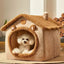 Maison pliante pour chiens & chats – Panier douillet avec matelas - One PETS - TOP
