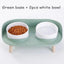 Mangeoires doubles réglables – Bols surélevés pour chat, chiot & petit chien - One PETS - TOP