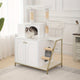 Meuble 4-en-1 chat – cache-litière, arbre à chat & condo multi-niveaux - One PETS-TOP – vue 7