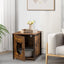 Meuble cache - litière design métal – Niche respirante & facile à nettoyer - One PETS - TOP