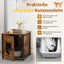 Meuble cache - litière design métal – Niche respirante & facile à nettoyer - One PETS - TOP