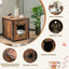Meuble cache - litière design métal – Niche respirante & facile à nettoyer - One PETS - TOP