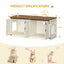 Meuble cache - litière double – Design moderne & cachette pour chats - One PETS - TOP
