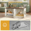 Meuble cache-litière double – Design moderne & cachette pour chats One PETS-TOP
