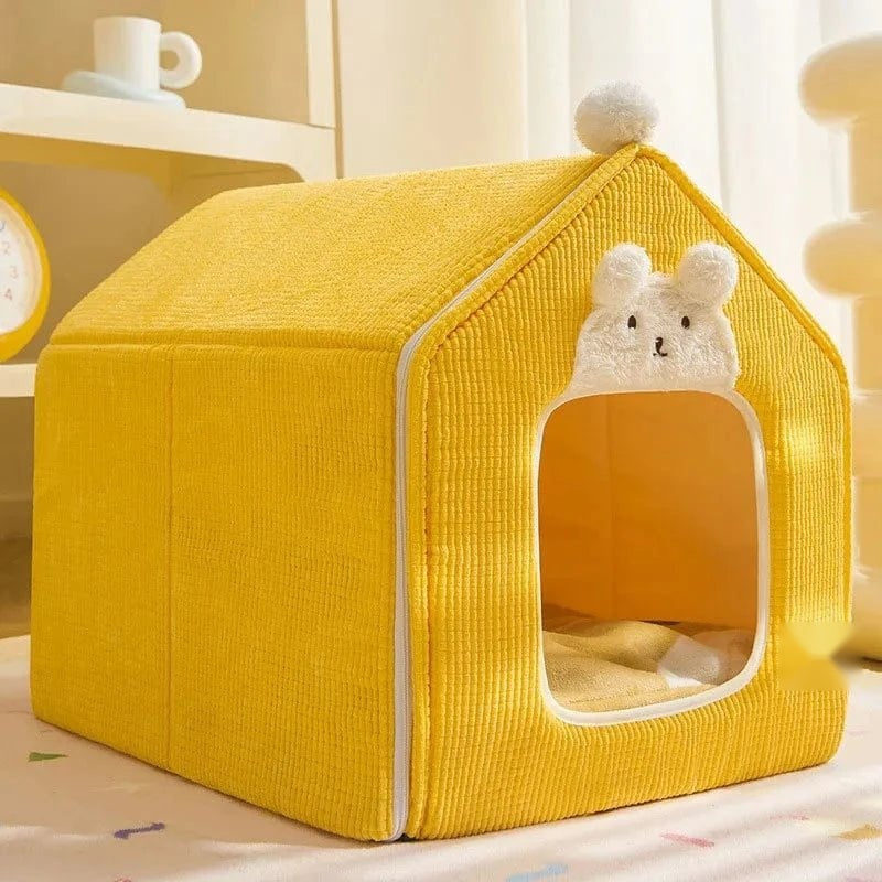 Nid Chaleureux Pliable Pour Animaux De Compagnie 🐶🐱 - One PETS-TOP – en situation 2