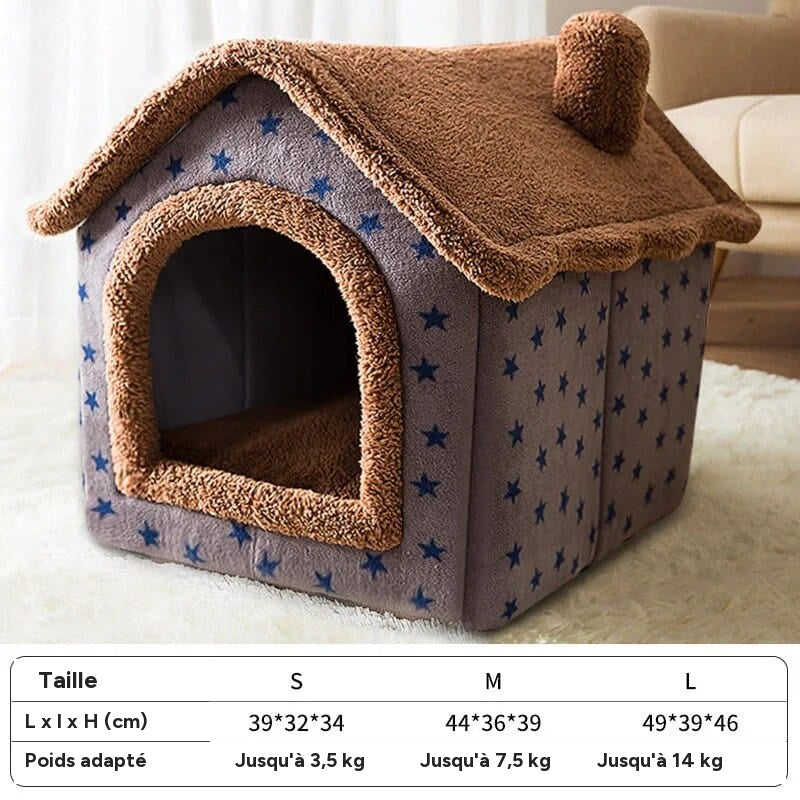 Nid Chaleureux Pliable Pour Animaux De Compagnie 🐶🐱 - One PETS-TOP – vue 15
