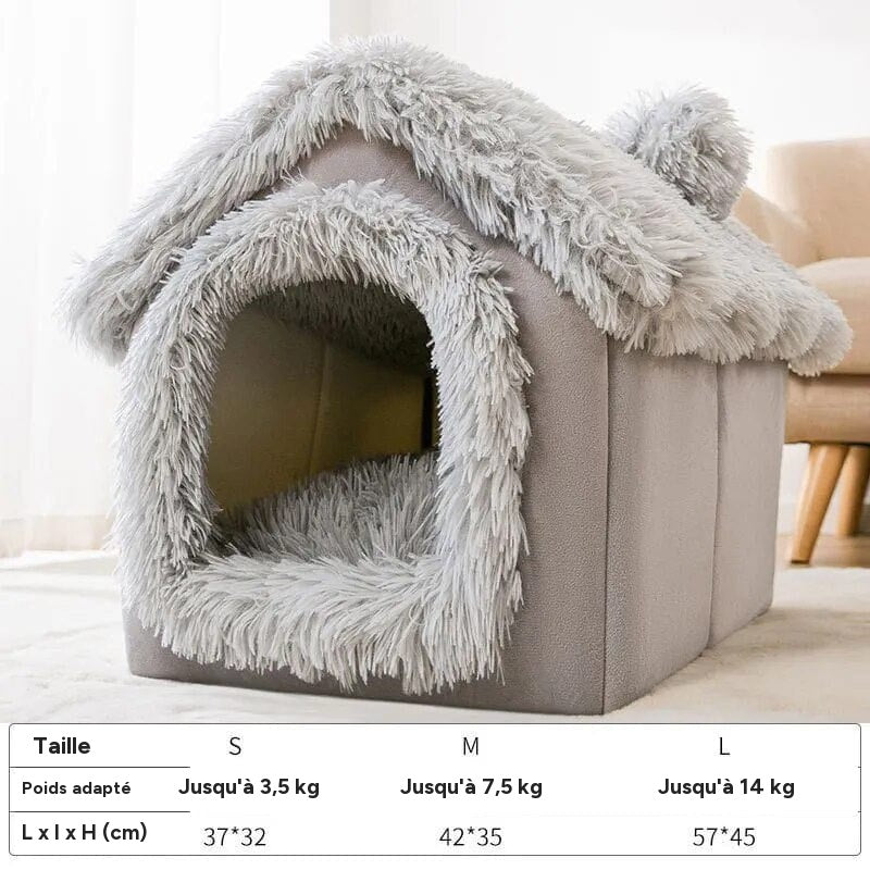 Nid Chaleureux Pliable Pour Animaux De Compagnie 🐶🐱 - One PETS-TOP – vue 17