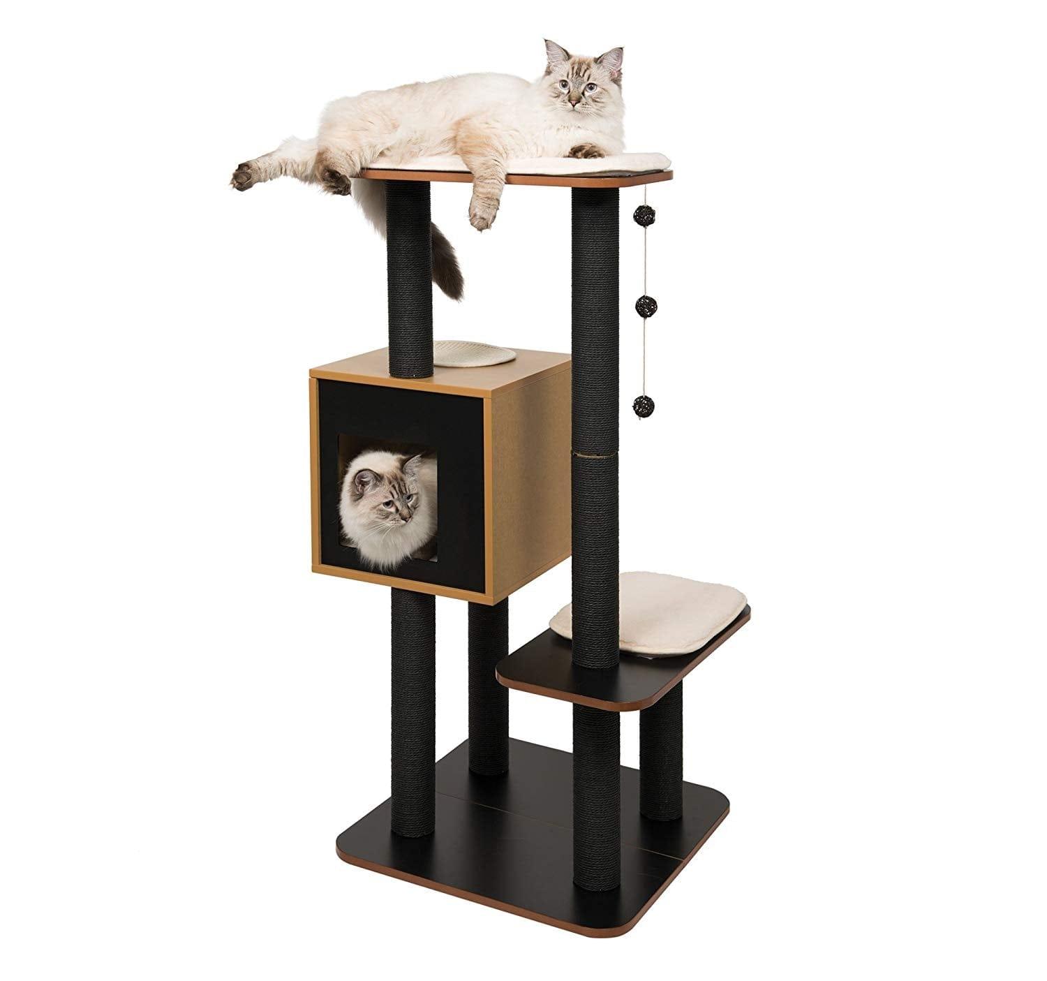 Arbre À Chat Haut, Noir - One PETS-TOP