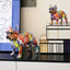 Bulldog Coloré En Résine - Artisanat Diy Unique - One PETS-TOP